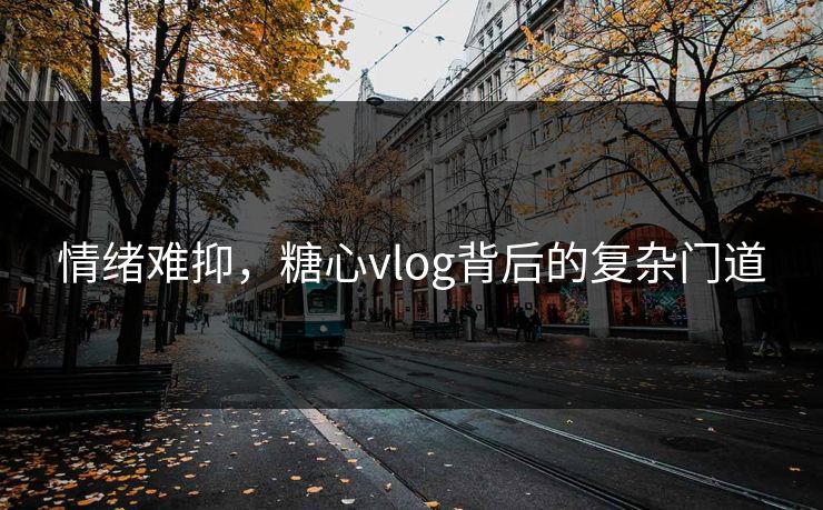 情绪难抑，糖心vlog背后的复杂门道